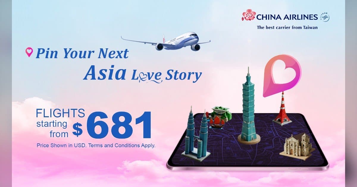 China Airlines Marks Valentine’s Season with Expanded Network, New Culinary Offerings, and Ontario-Taipei Milestone