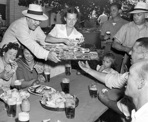 A. Aubrey Bodine's 'Harford County Hops Farm (1946)' Captures a Harvest Party Tradition