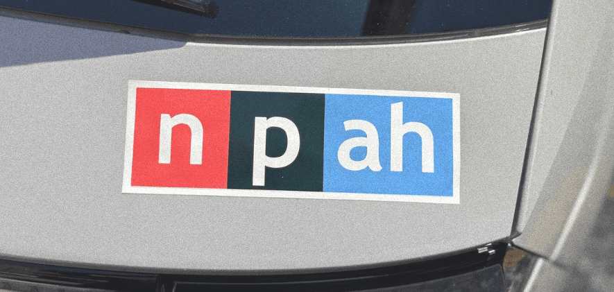 In Reaction to Federal Cuts, Nail Celebrates Regional Public Radio With NPAH Bumper Stickers