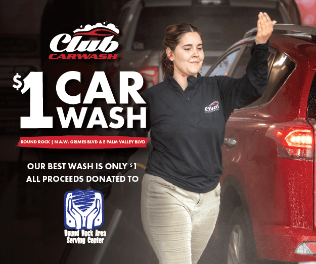 Club Car Wash Opens New Location in Round Rock, Texas, with Charity Promotion