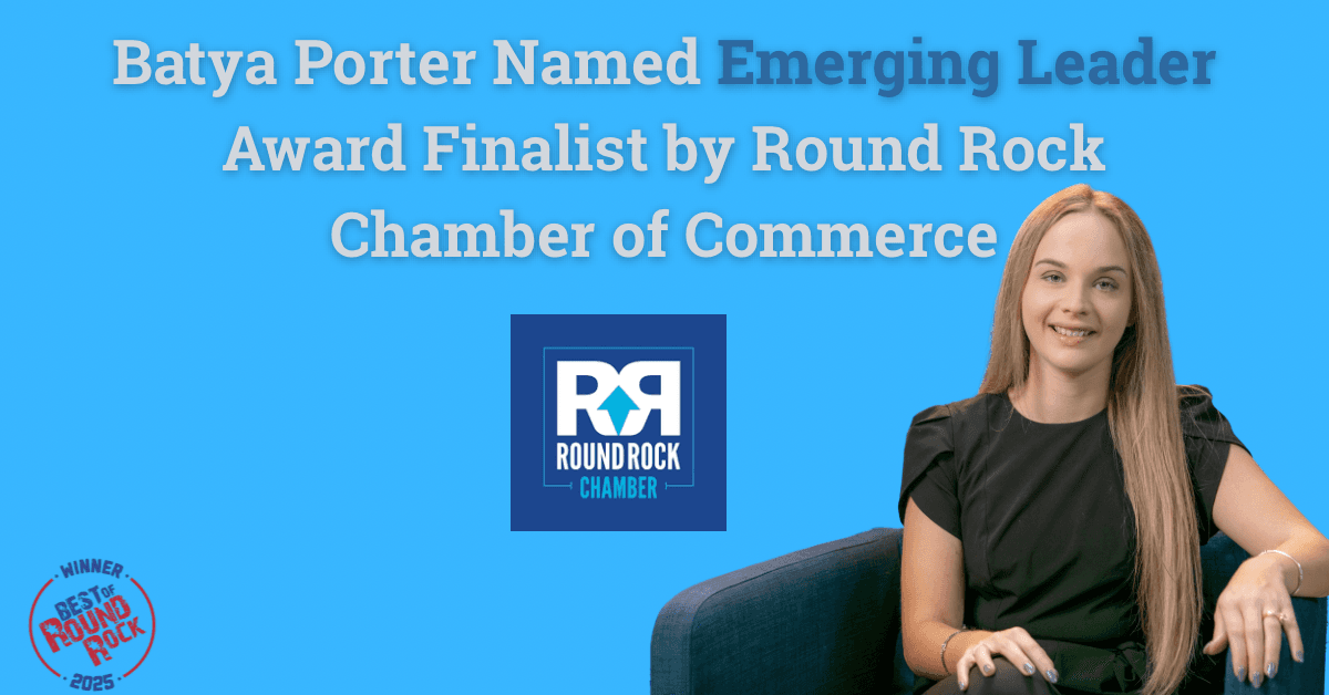 Batya Porter Named Finalist for Round Rock Chamber's Emerging Leader Award