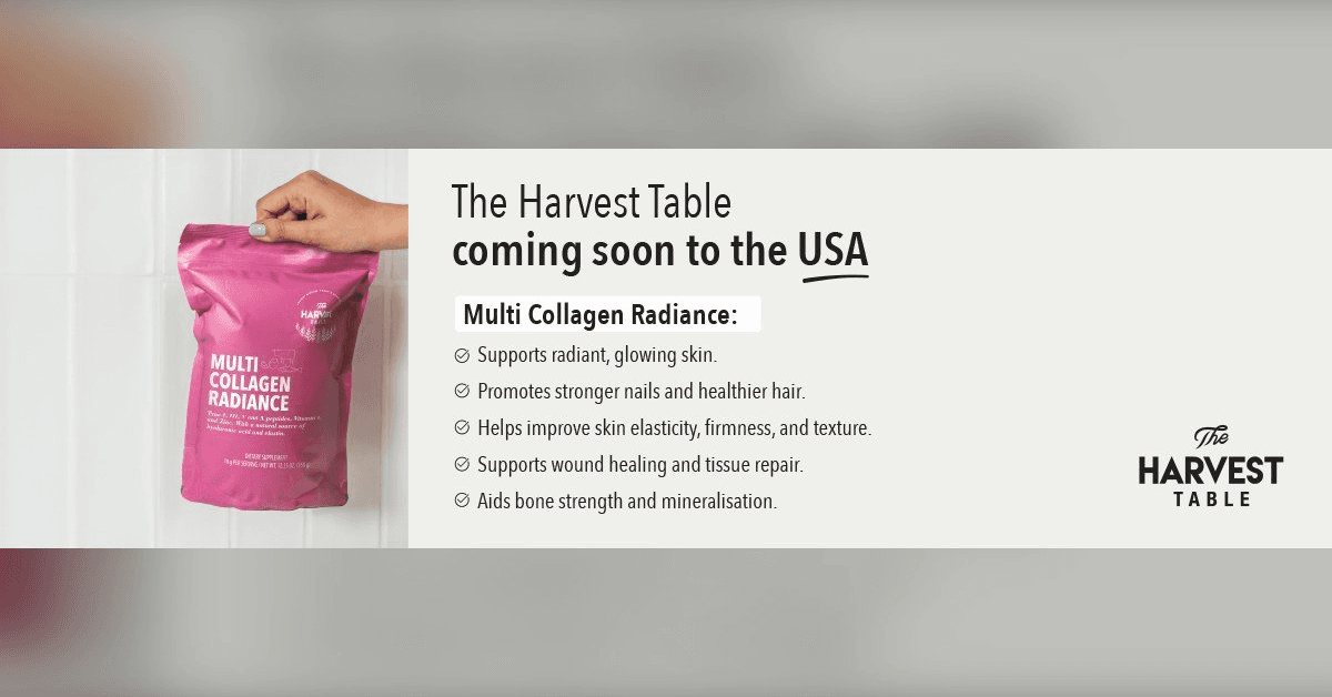 The Harvest Table Expands to U.S. via OneLavi.com with Clean-Label Collagen and Plant-Based Nutrition