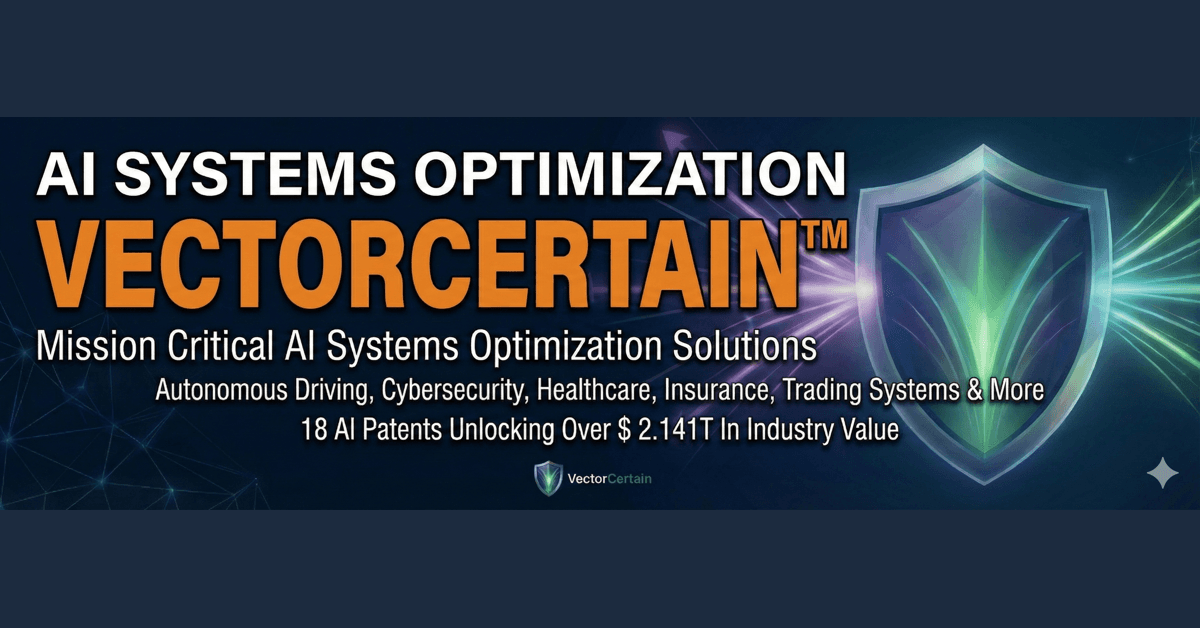 VectorCertain Launches Micro-Recursive Model Architecture to Prevent Catastrophic AI Failures in Statistical Tails