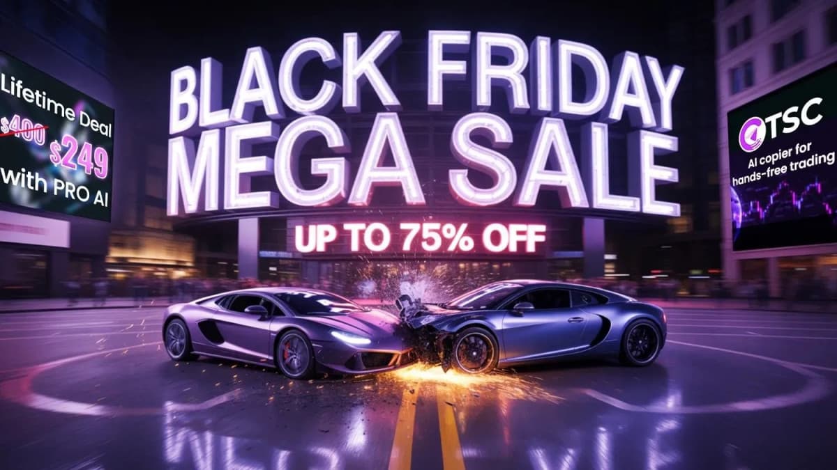 TSC Black Friday Mega Sale Offers Up to 75% Off on Automated Trading Tools