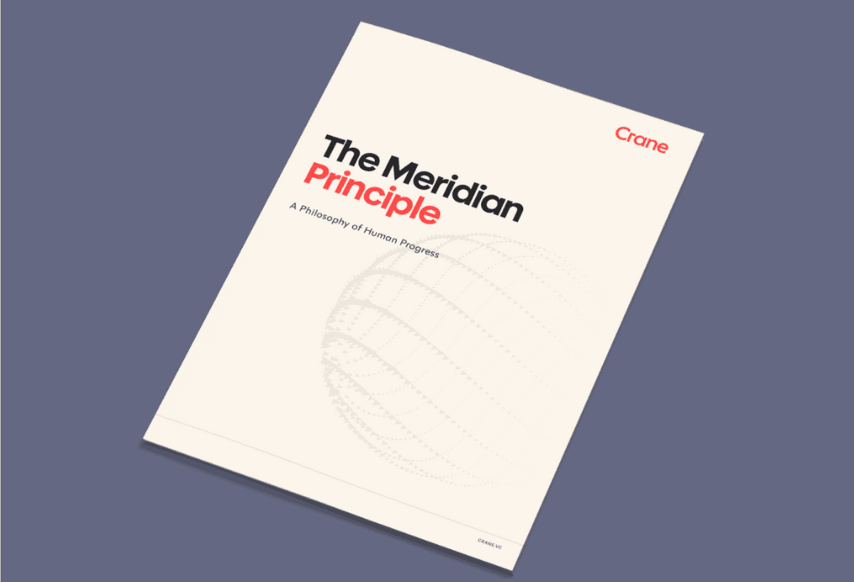 Crane Venture Partners Unveils Meridian Principle: A Blueprint for AI-Driven Human Progress