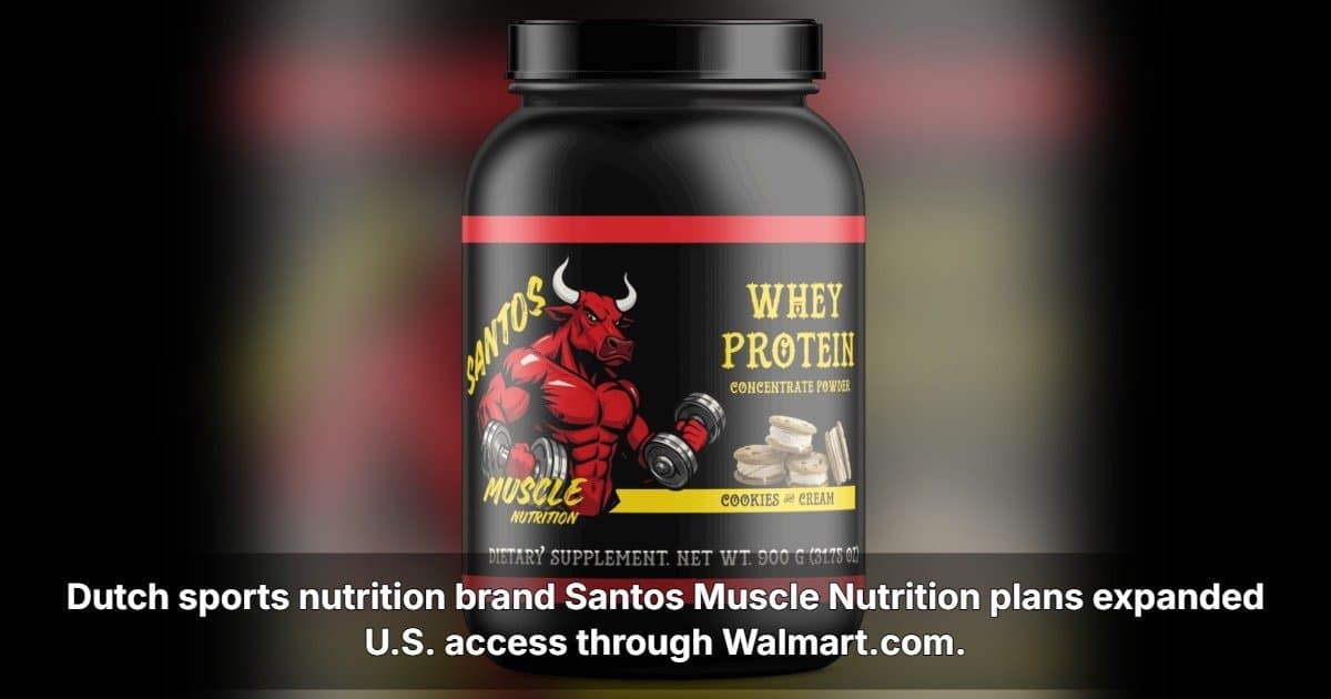 Santos Muscle Nutrition Announces Upcoming Launch on Walmart.com in the United States