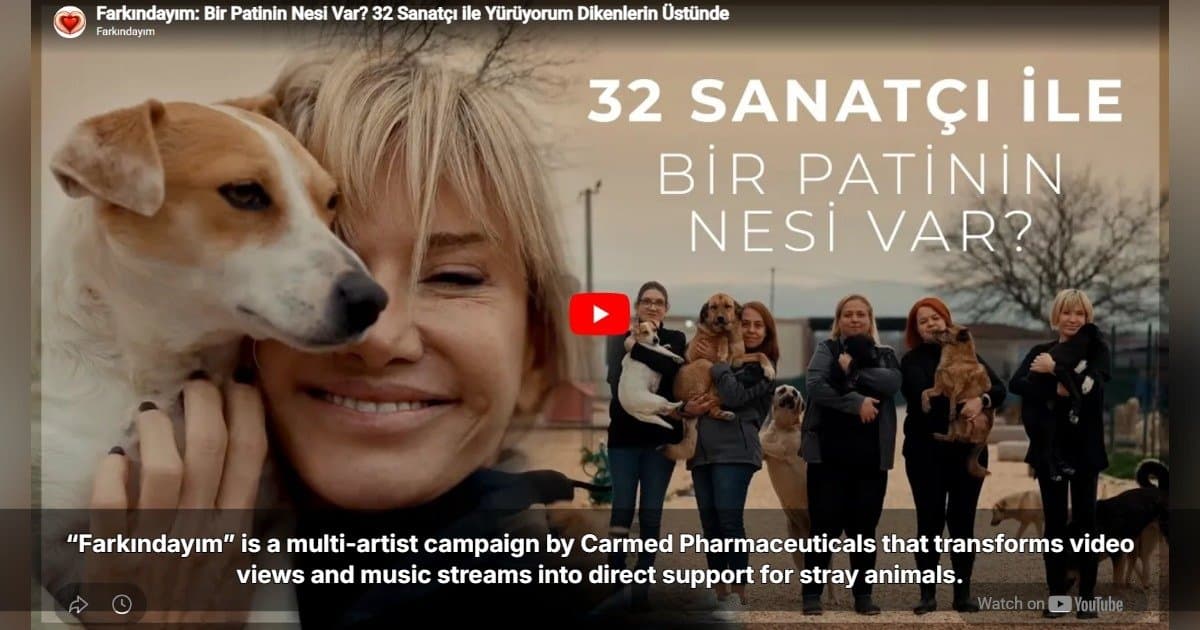 Carmed Pharmaceuticals Launches 'Farkındayım' Initiative to Support Stray Animals Ahead of U.S. Expansion