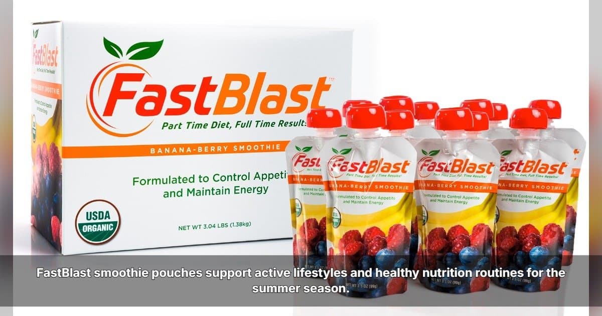 FastBlast Highlights Plant-Based Nutrition for Spring and Summer Wellness Routines