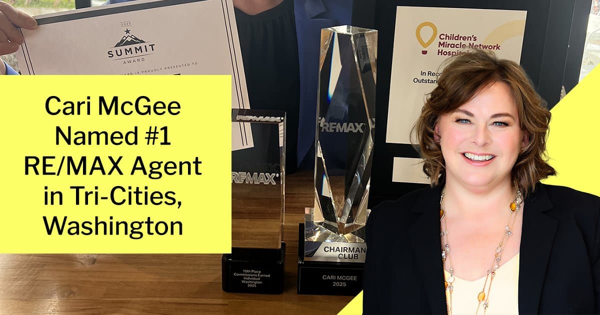 Cari McGee Named #1 RE/MAX Agent in Tri-Cities for Second Consecutive Year