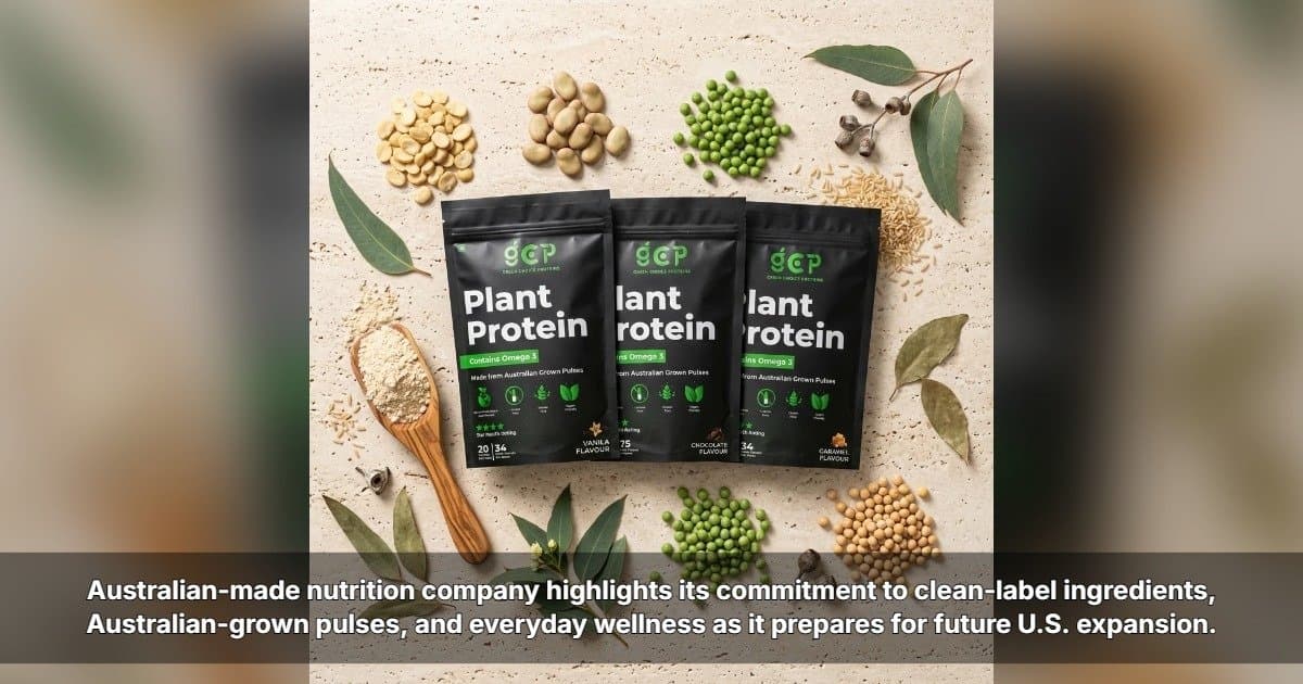 Green Choice Proteins to Introduce Australian-Grown Plant Nutrition Philosophy to U.S. Consumers
