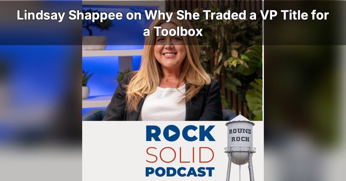 From Corporate Burnout to Entrepreneurial Freedom: Lindsay Shappee's Bold Career Shift