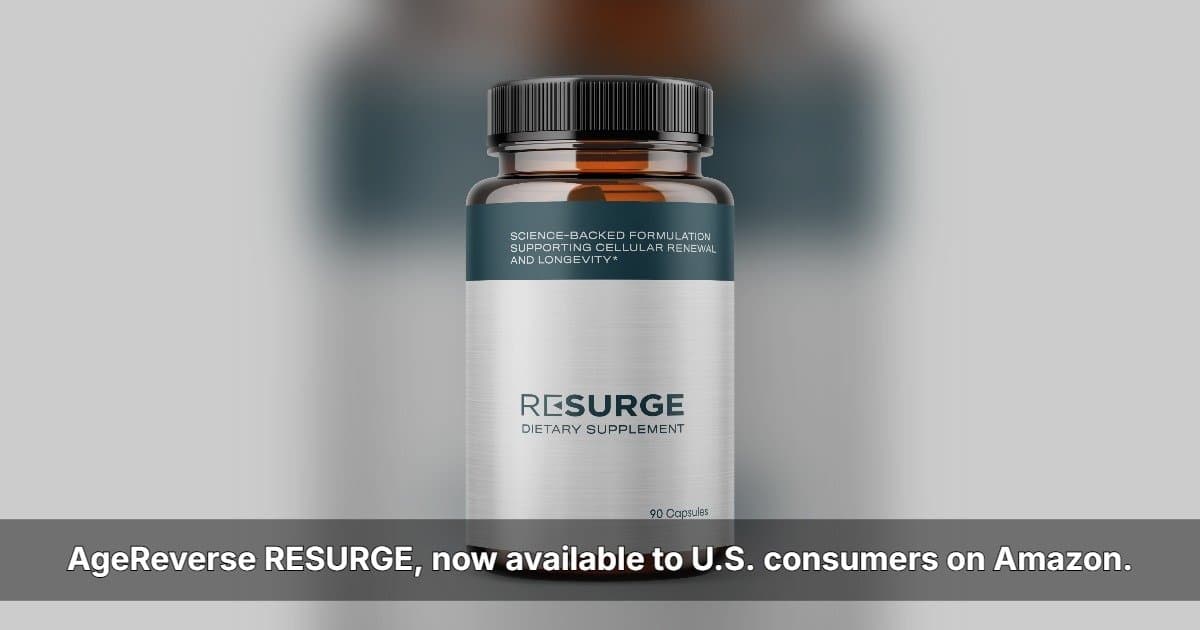 AgeReverse to Showcase RESURGE at ECRM Session as U.S. Expansion Gains Momentum