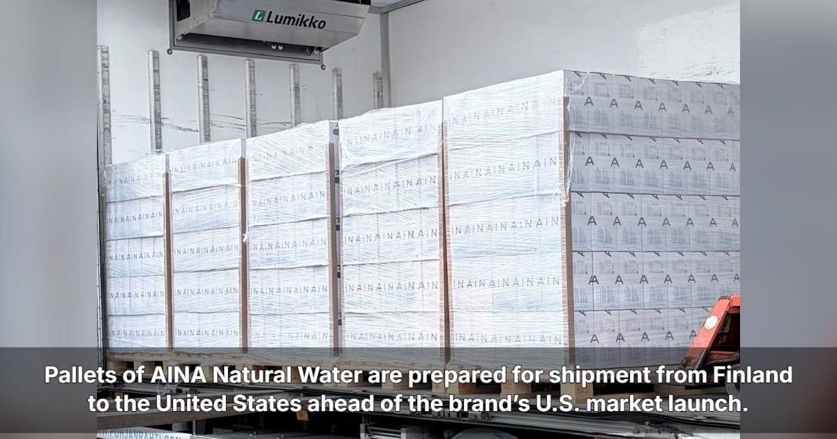 Finnish Company Brings Sustainable Bag-in-Box Water to U.S. Retailers